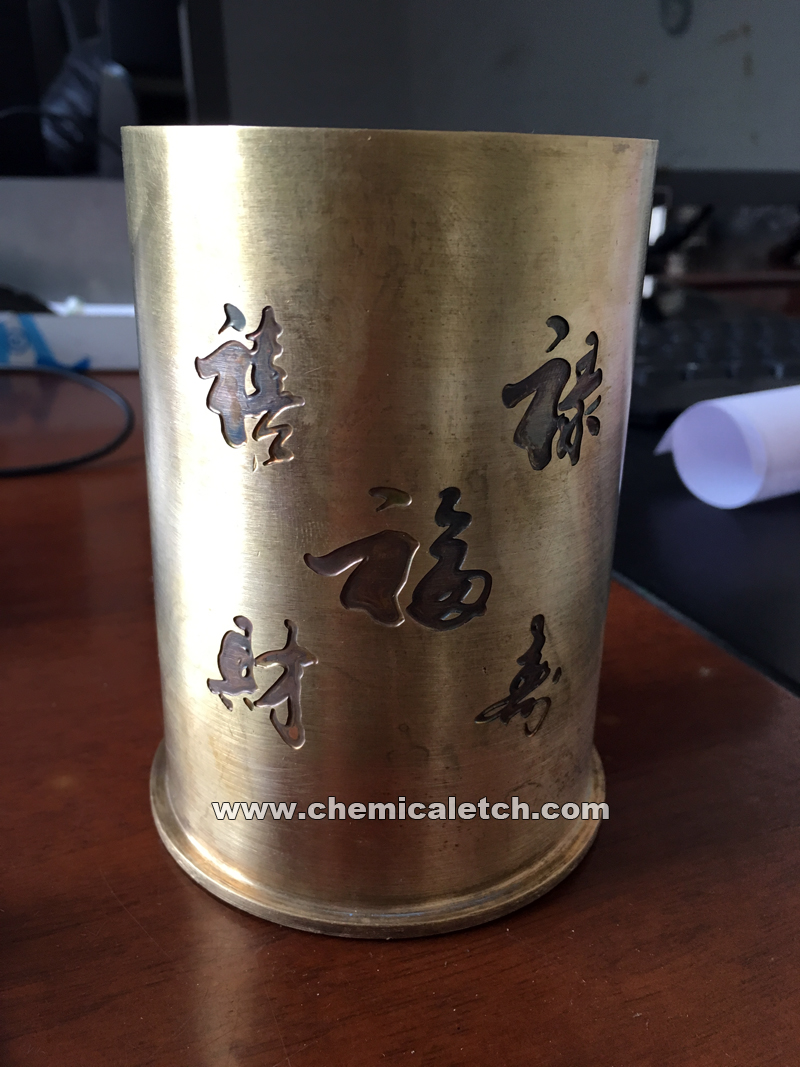 photo etching brass pipe