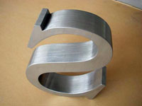 Factory Outlet stainless steel LED 3D letter sign logo