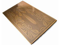 Etched Decorative brass bronze sheet