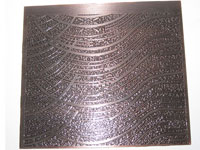 Customized etching copper Bronze plate