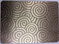 Bronze Color Etched Decorative Sheet
