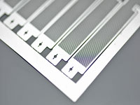 Etching stainless steel mesh for electronic parts