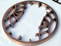 Customer Copper bronze 3D LOGO