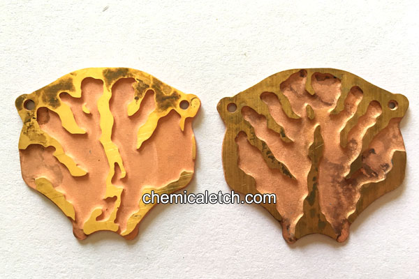 half etch brass scales